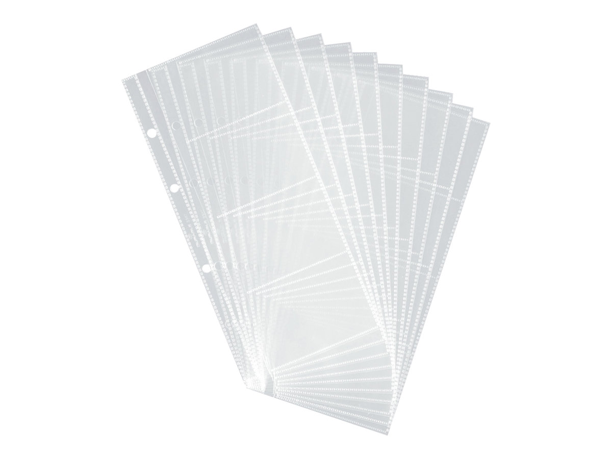 DURABLE Visitenkartenhuellen transparent, fuer bis zu 8 Visitenkarten, 10 St.