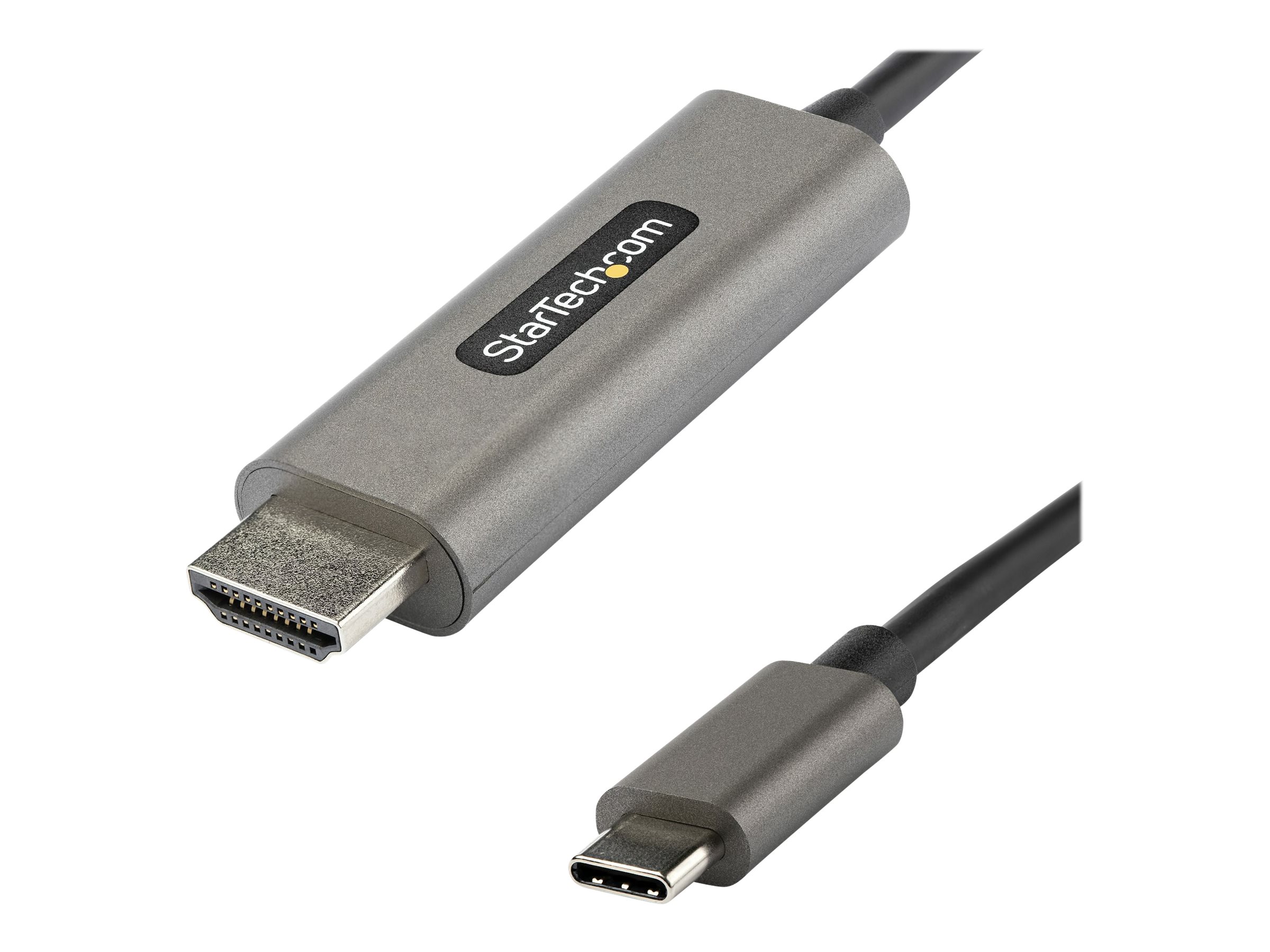 StarTech.com 6ft (2m) USB C to HDMI Cable 4K 60Hz with HDR10, Ultra HD USB Type-C to 4K HDMI 2.0b Video Adapter Cable, USB-C to HDMI HDR Monitor/Display Converter, DP 1.4 Alt Mode HBR3 - Thunderbolt 3 Compatible (CDP2HDMM2MH) - Adapterkabel - HDMI / USB -