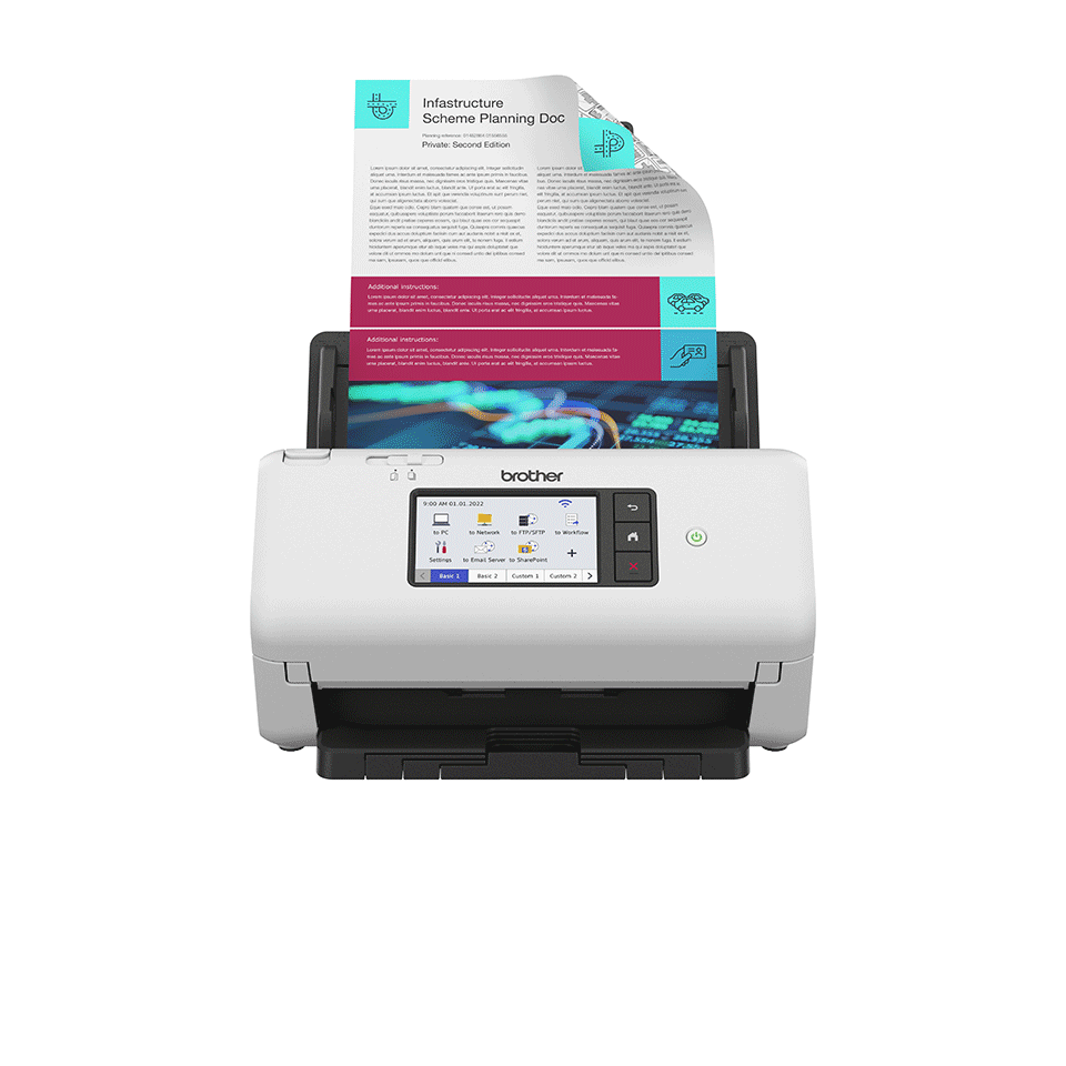 BROTHER ADS4700W Document Scanner 40ppm
