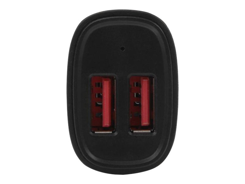 STARTECH.COM Dual-Port USB Car Charger - 24W/4.8A - Black