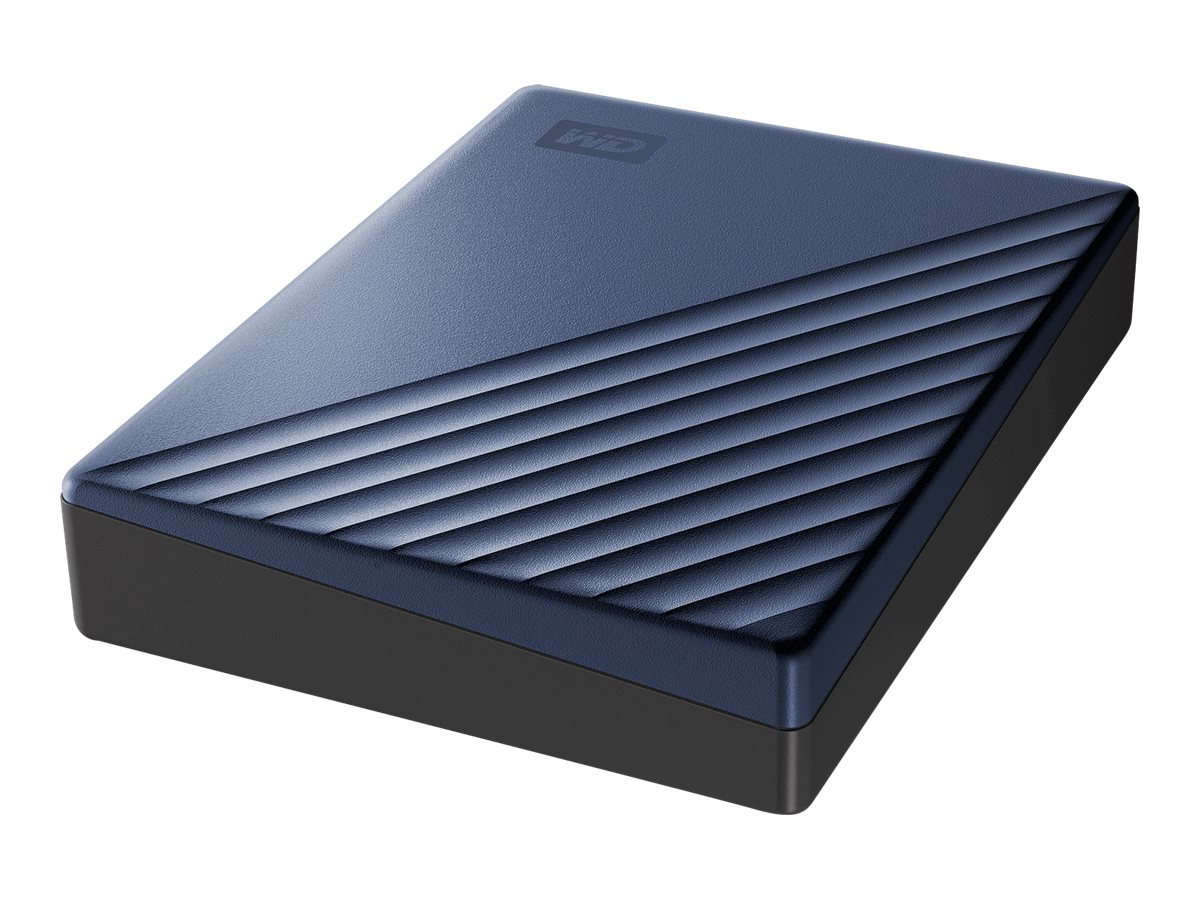 WD My Passport Ultra 4TB Blue USB-C/USB3.0 HDD 6,4cm 2,5Zoll Metal finish RTL portable extern