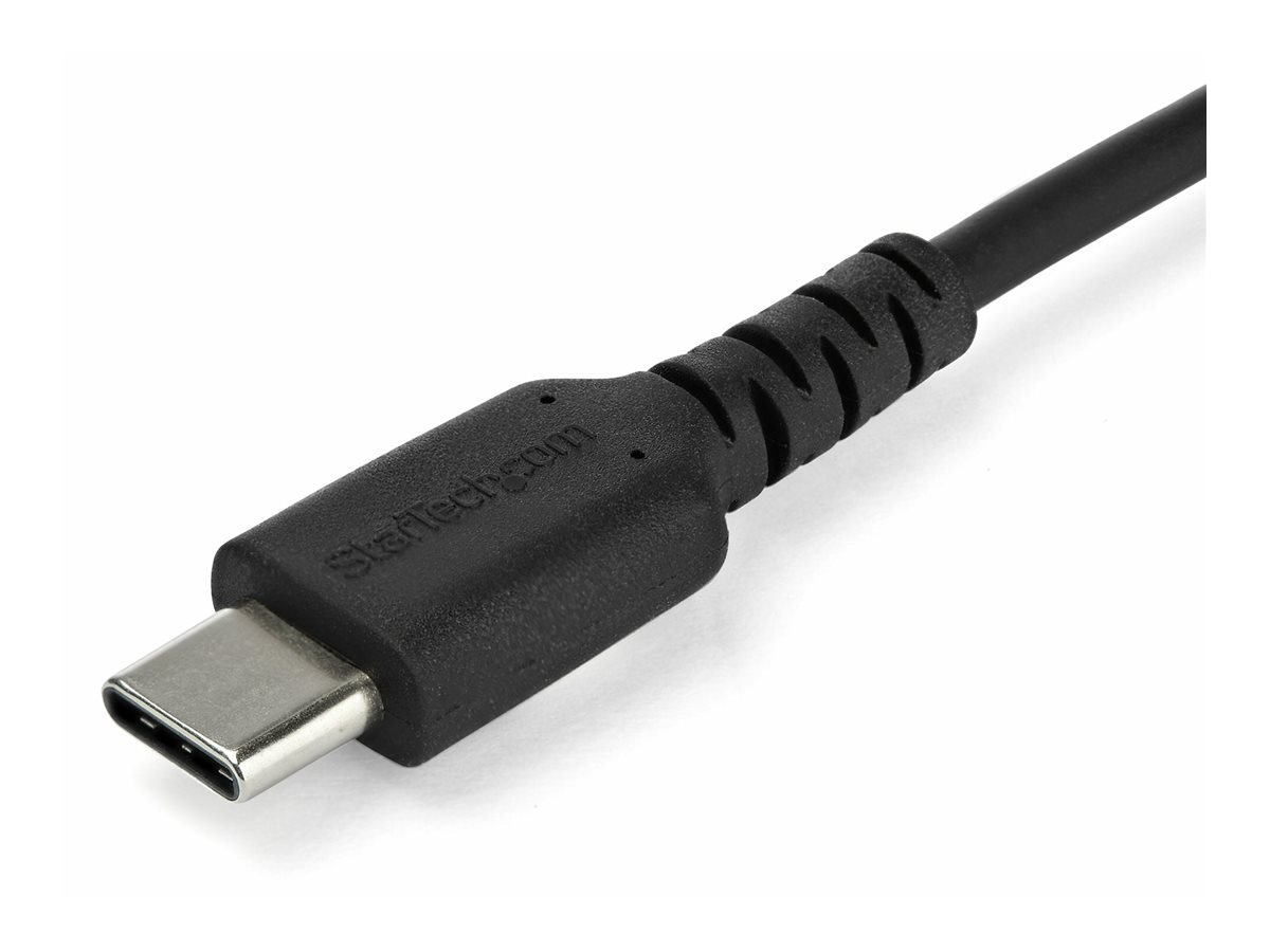 STARTECH.COM 1m 3ft USB-C Cable Durable USB 2.0 Type C Cord Data & Charging Male to Male Black