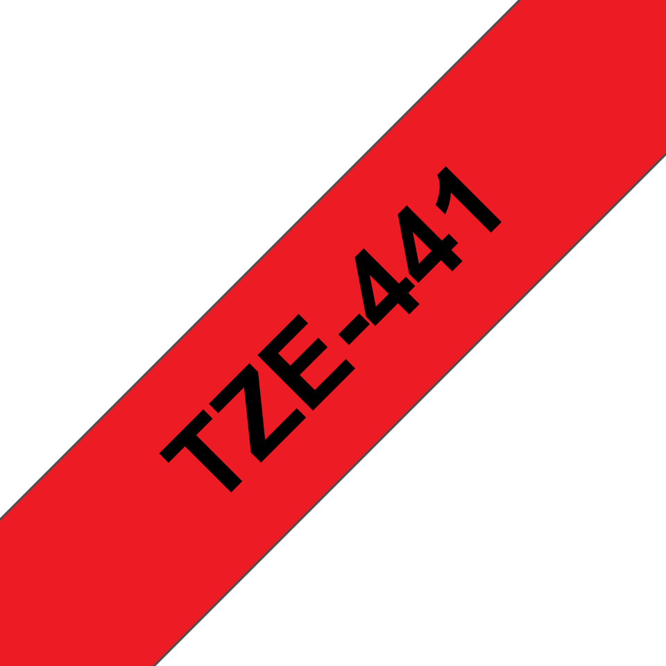 TZE441 BROTHER PT Schriftband 18mm rot