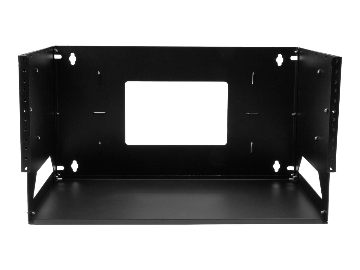 STARTECH.COM Wandmontage Server Rack mit Fachboden - 4HE - Anpassbar von 30,5 cm - 45,7cm