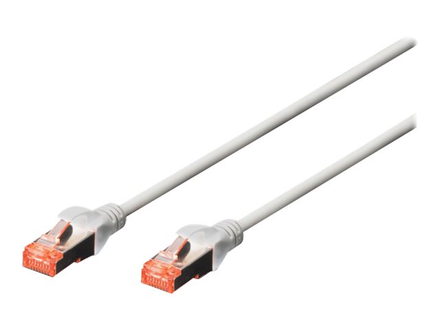 DIGITUS CAT 6 S-FTP Patchkabel Cu LSZH AWG 27/7 Lange 0,5 m 10 Stuck Farbe Grau DIGITUS CAT 6 S-FTP Patchkabel Cu LSZH AWG 27/7 Lange 0,5 m 10 Stuck Farbe Grau