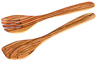 FACKELMANN Salatbesteck Holz, 1 St. FACKELMANN Salatbesteck Holz, 1 St.