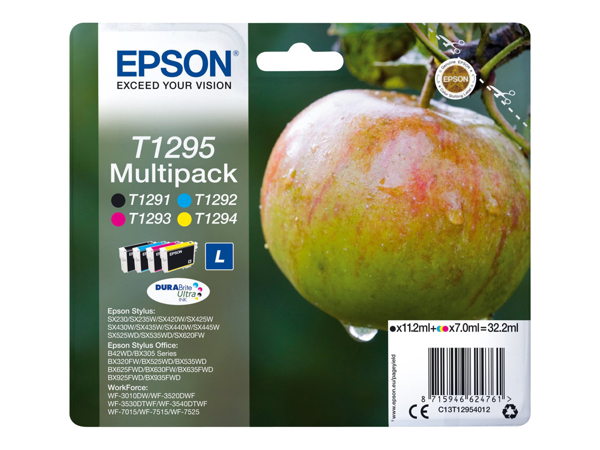 C13T12954012 EPSON BX Tinte (4) cmyk ST C13T12954012 EPSON BX Tinte (4) cmyk ST