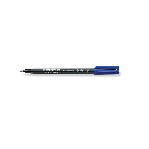10 STAEDTLER Lumocolor Folienstifte blau 0,6 mm permanent 10 STAEDTLER Lumocolor Folienstifte blau 0,6 mm permanent