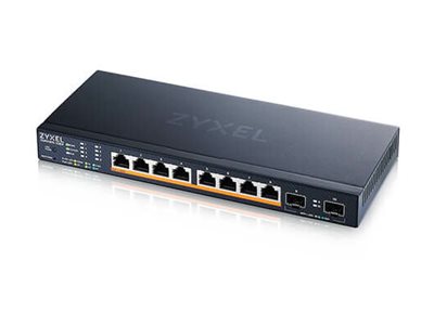 ZYXEL XMG1915-10EP 8-Port 2,5GbE 2 SFP+ 8 x PoE++ 802.3 bt 130W Smart Switch ZYXEL XMG1915-10EP 8-Port 2,5GbE 2 SFP+ 8 x PoE++ 802.3 bt 130W Smart Switch