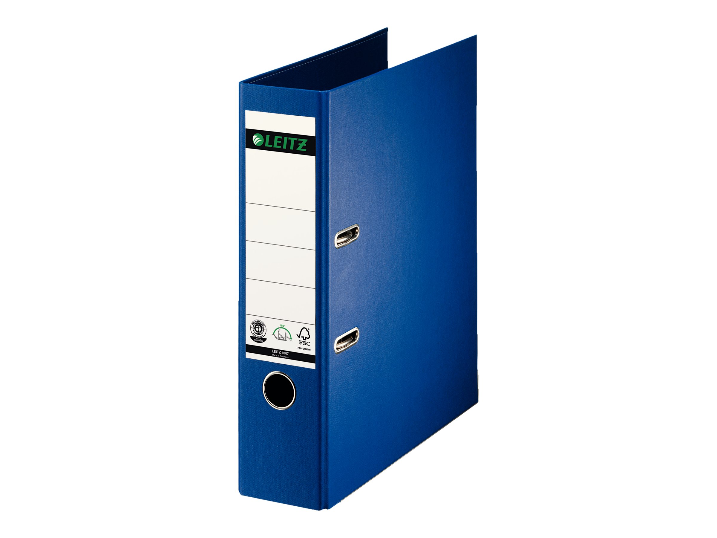 LEITZ 1007 Ordner blau Karton 8,0 cm DIN A4