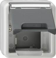 Gira Gehäuse 026230 f. Datentechnik WG AP grau Gira Gehäuse 026230 f. Datentechnik WG AP grau