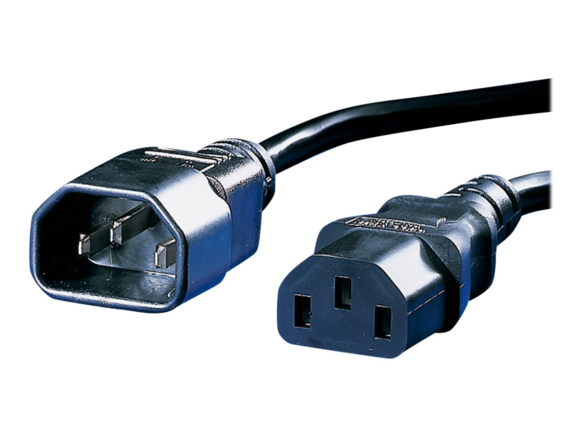 VALUE Apparate-Verbindungskabel IEC 320 C14 - C13 schwarz 1,8m VALUE Apparate-Verbindungskabel IEC 320 C14 - C13 schwarz 1,8m