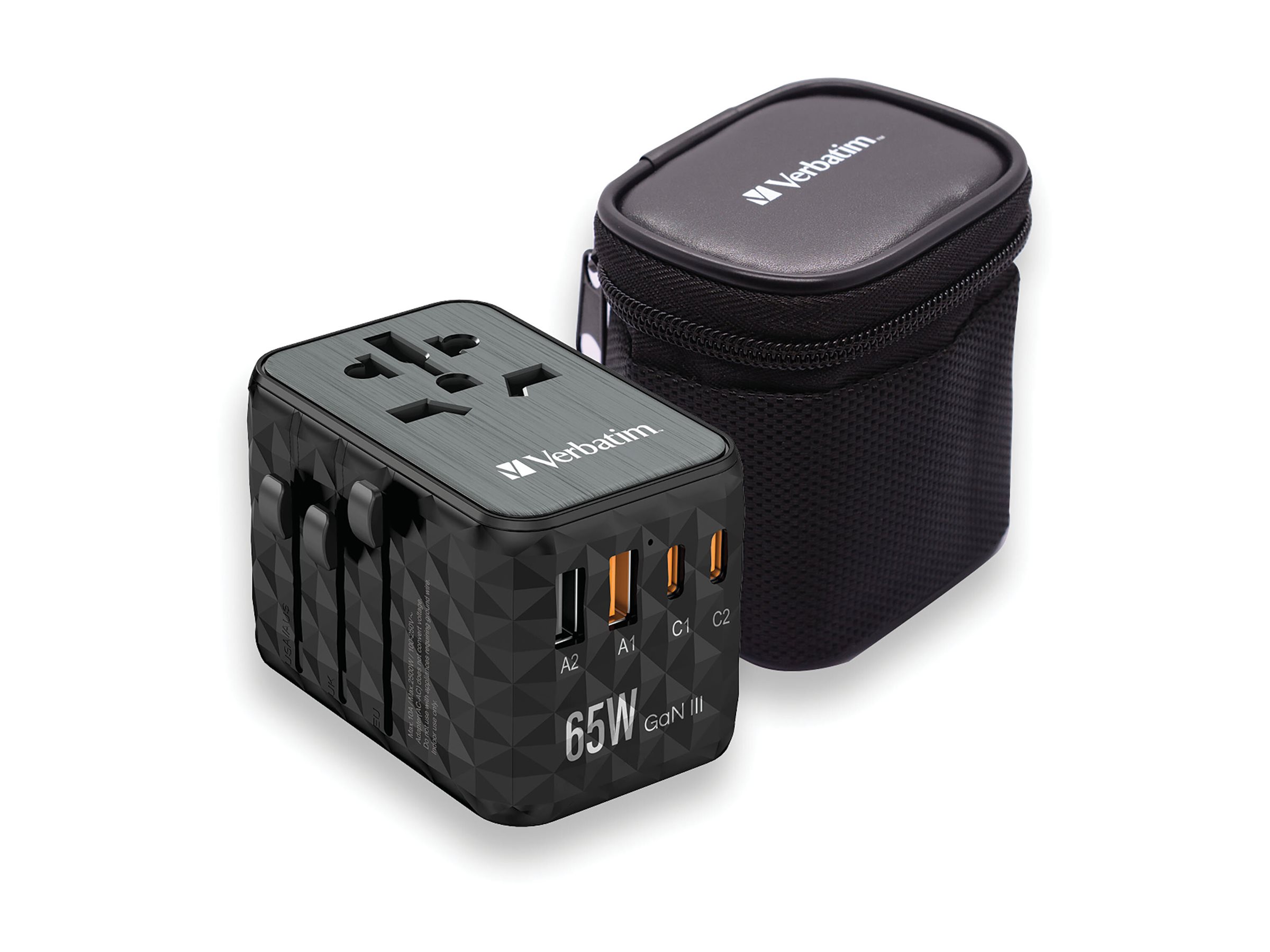 Verbatim GaN III Universal Reise Adapter 65W