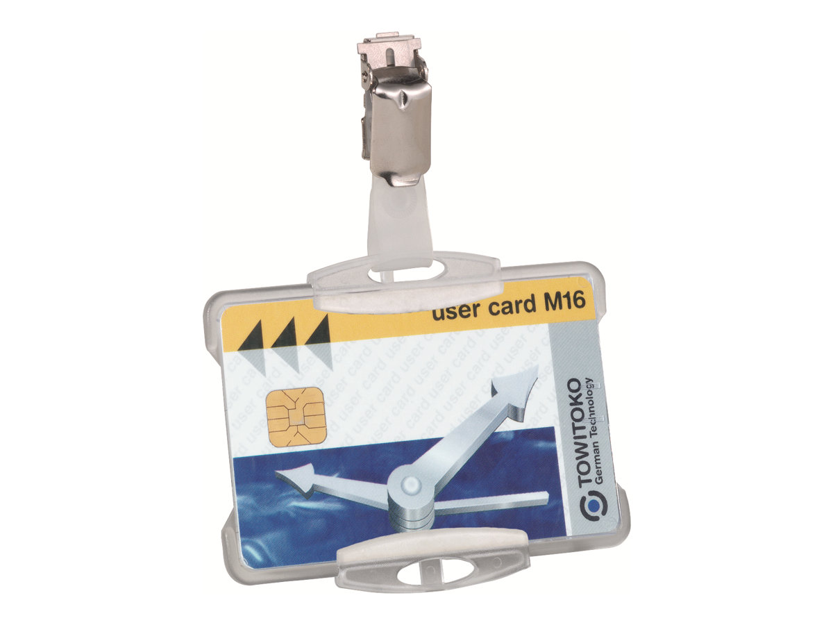 25 DURABLE Namensschilder mit Clip 8,5 x 5,4 cm 25 DURABLE Namensschilder mit Clip 8,5 x 5,4 cm