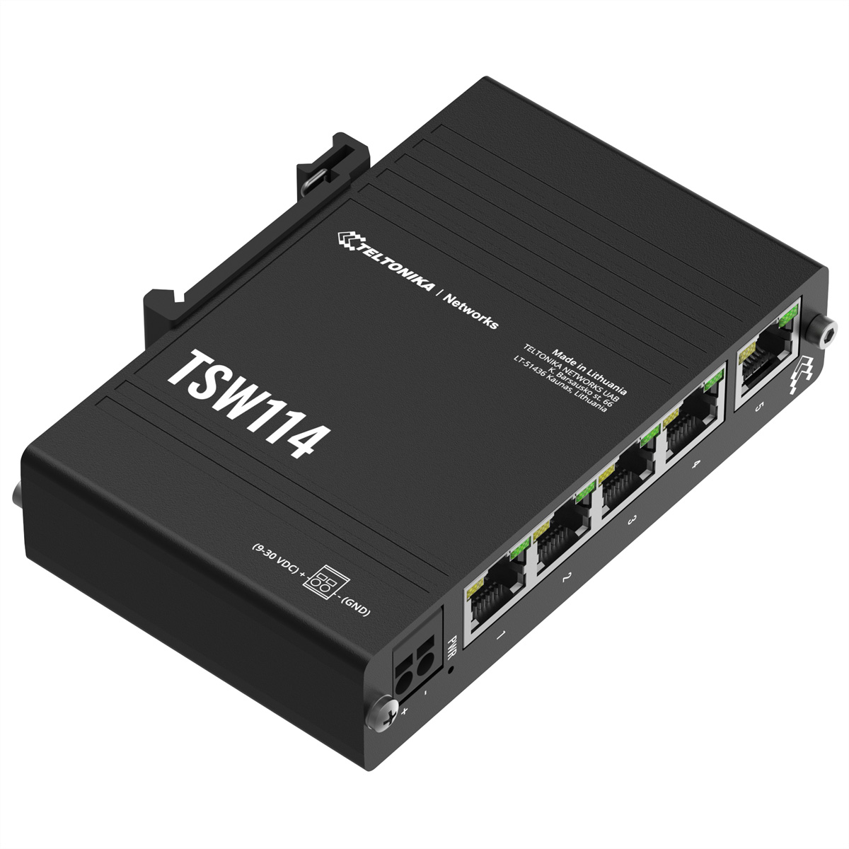 TELTONIKA NETWORKS TSW114 Gigabit Ethernet Switch mit DIN Rail