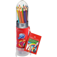 FABER-CASTELL Colour Grip Rakete Buntstifte farbsortiert, 15 St. FABER-CASTELL Colour Grip Rakete Buntstifte farbsortiert, 15 St.