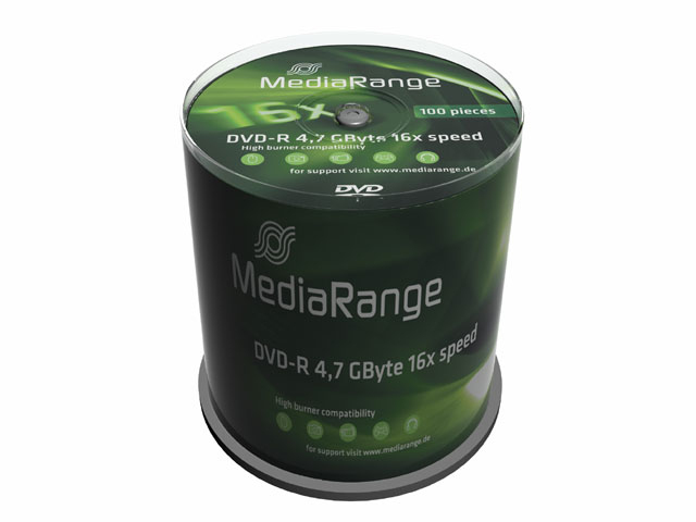 MEDIARANGE DVD-R 4.7GB 16x (100) CB