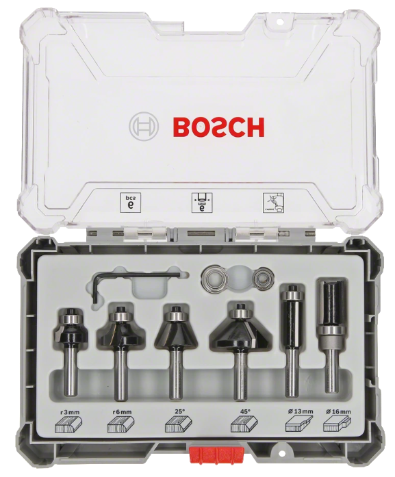 BOSCH FraeserSet 6teilig