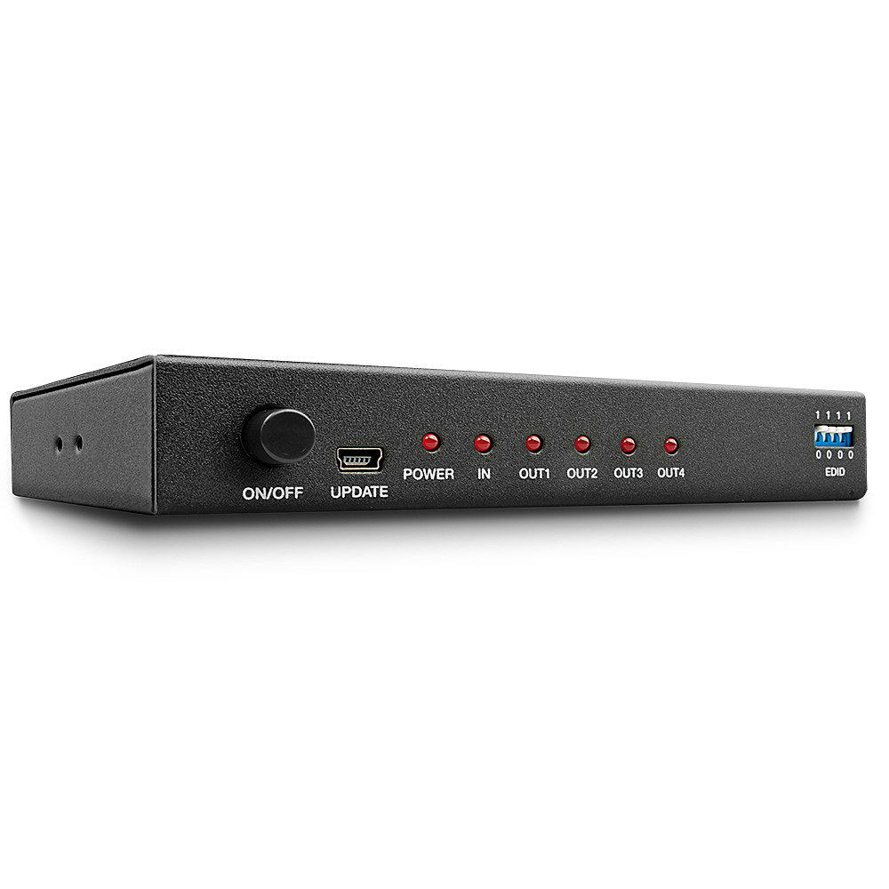 LINDY HDMI 4K Splitter 4 Port 3D 2160p30 HDTV bis 1080p und 4K 36/12 Bit HDCP 14