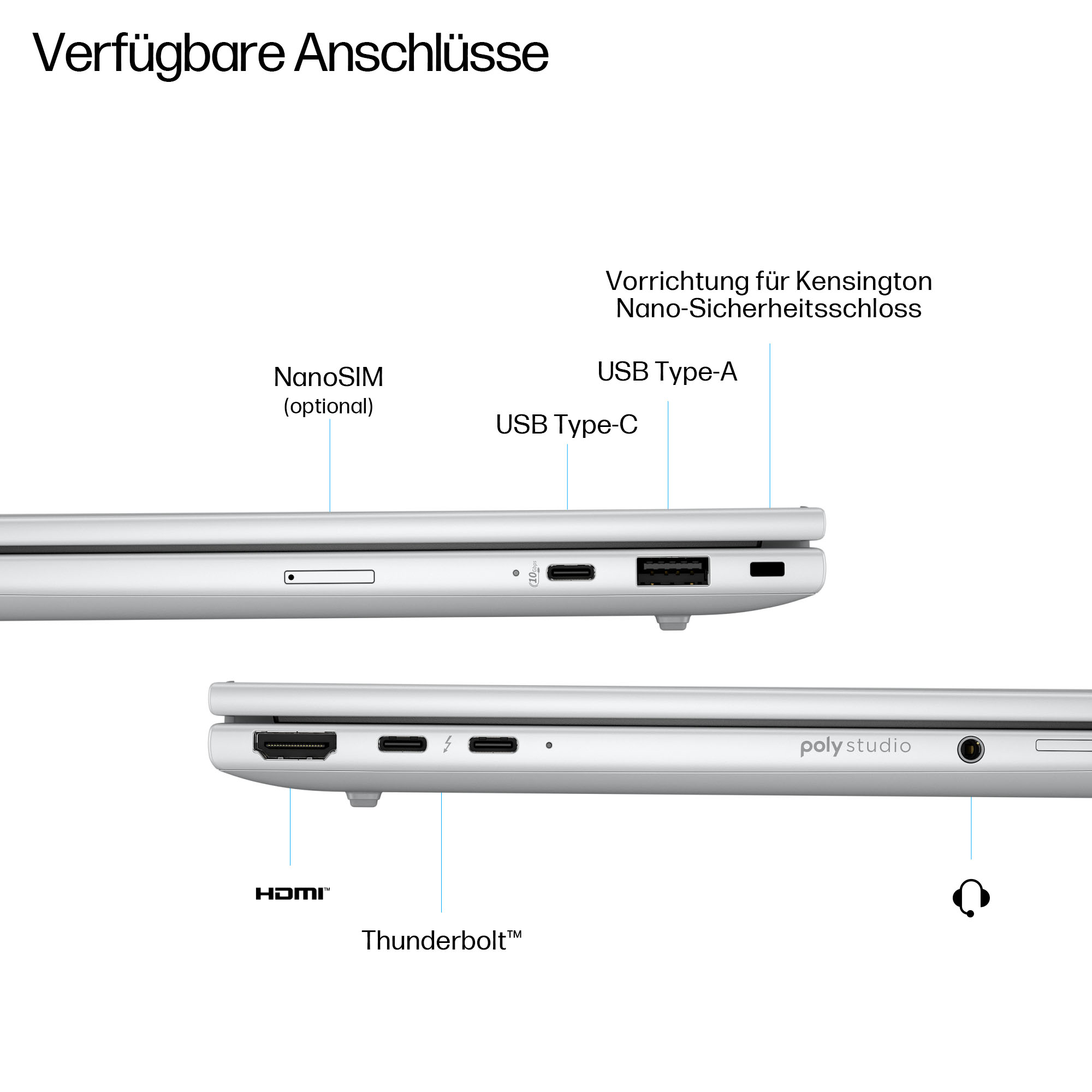 HP EliteBook 8 G1i Intel Core Ultra 5 225U 33,7cm 13,3Zoll WUXGA 16GB 512GBSSD W11P SmartBuy 3J Gar DE