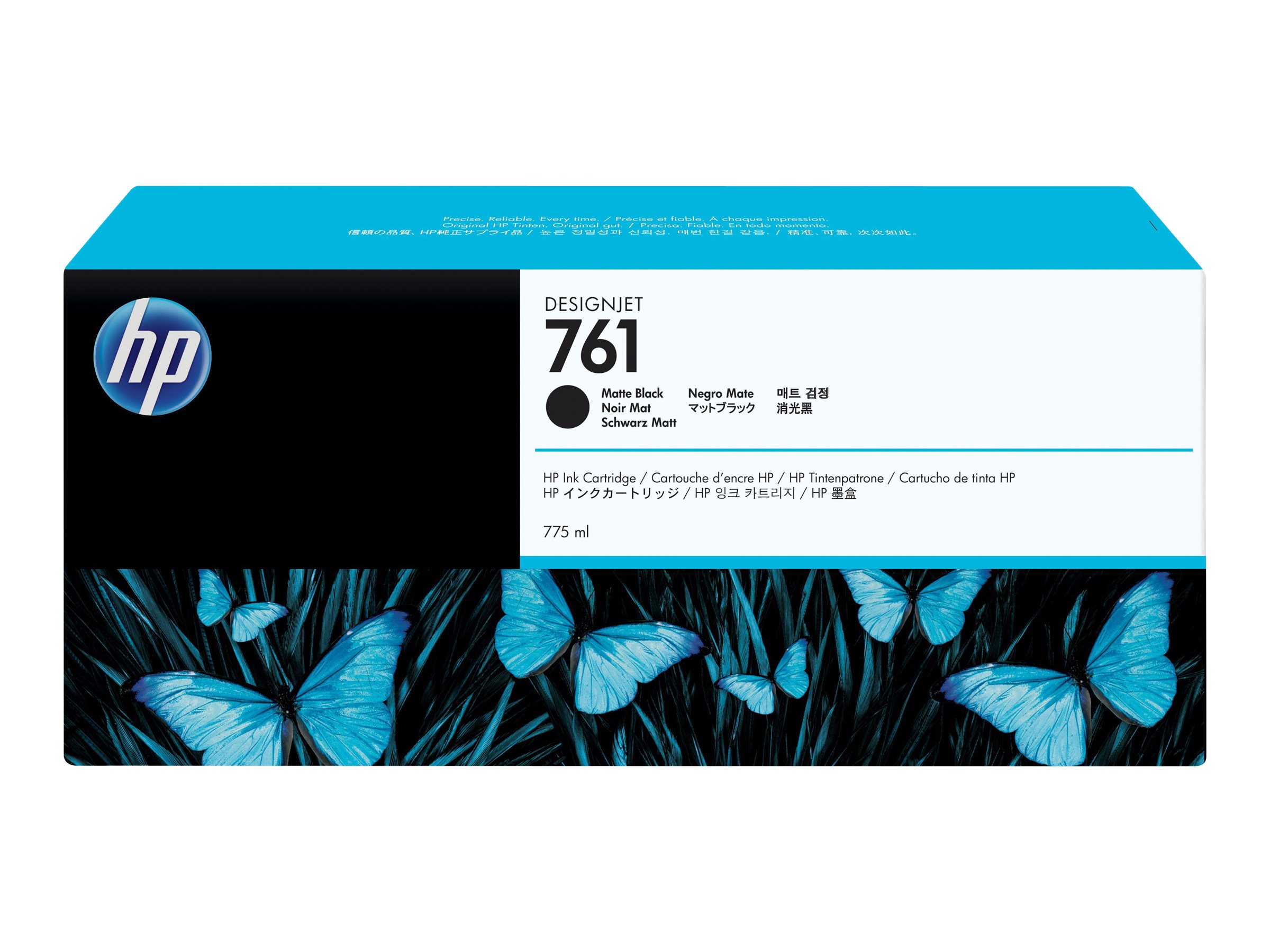 HP 761 Original Tinte matt schwarz Standardkapazitaet 775ml 1er-Pack HP 761 Original Tinte matt schwarz Standardkapazitaet 775ml 1er-Pack