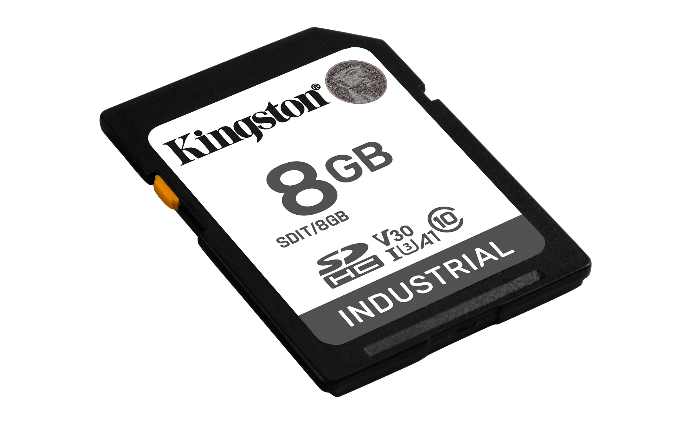 KINGSTON 8GB SDHC Industrial 40C to 85C C10 UHSI U3 V30 A1 pSLC