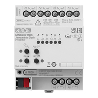 Jung Schaltaktor 230061SR KNX 6f. KNX Jalousie Jung Schaltaktor 230061SR KNX 6f. KNX Jalousie