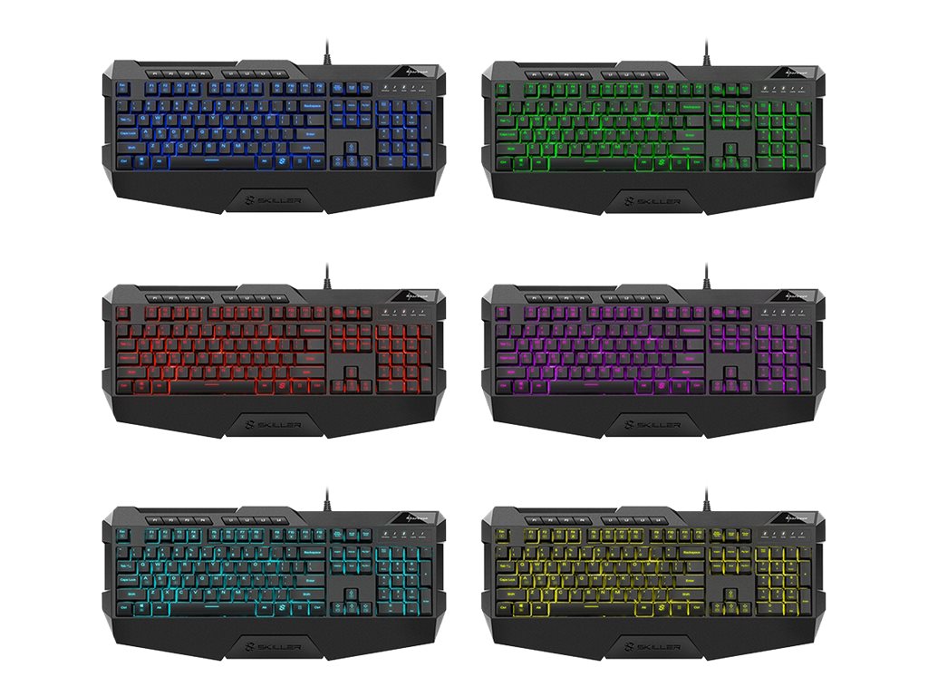 Sharkoon 4044951020454 Skiller SGK4 Gaming Keyboard RGB,
