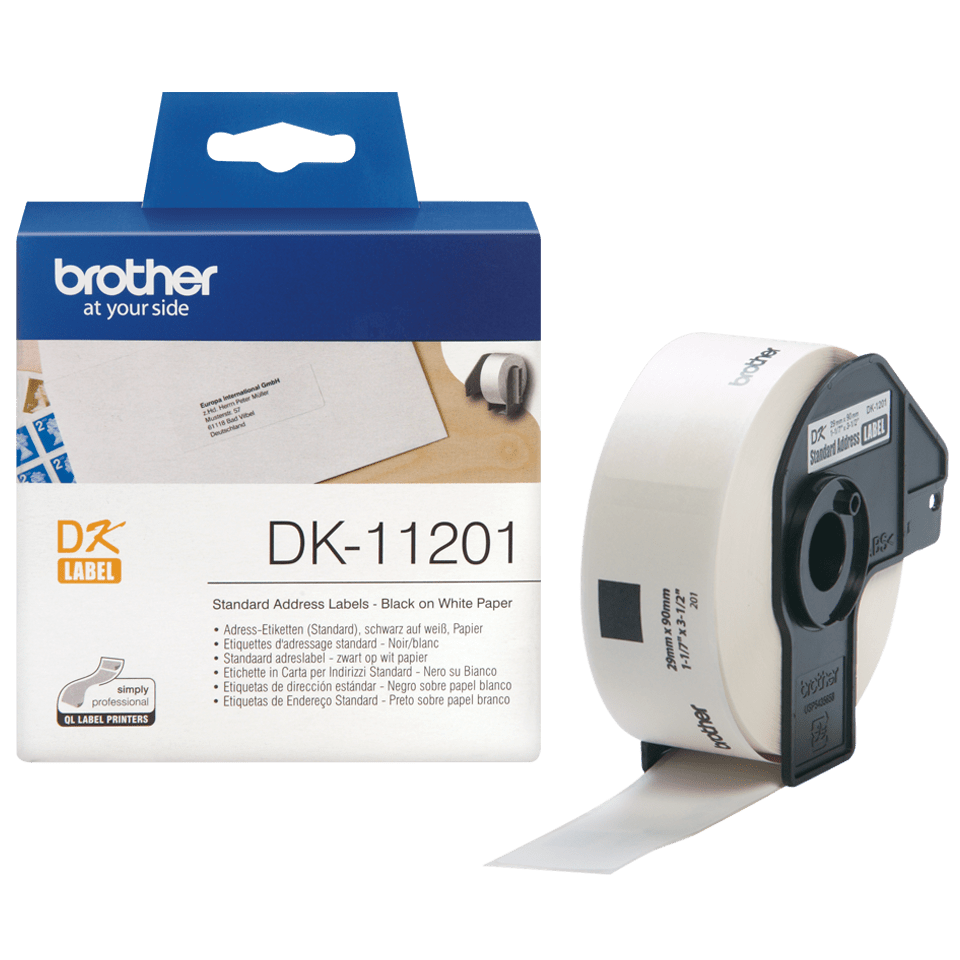 DK11201 BROTHER QL550 Etikettenrolle