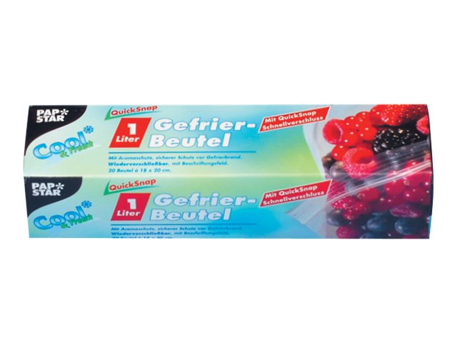 20 STARPAK Gefrierbeutel QuickSnap 1,0 l 20 STARPAK Gefrierbeutel QuickSnap 1,0 l