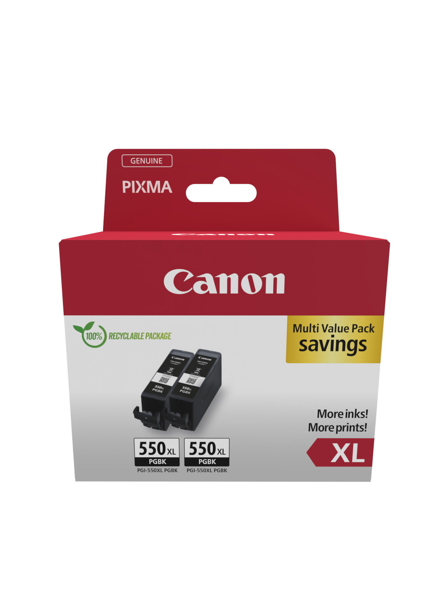 CANON PGI550XL Ink Cartridge Twinpack Blistered