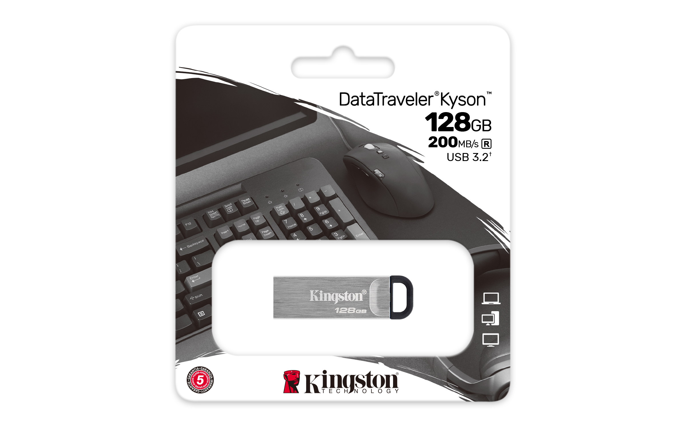 KINGSTON 128GB USB32 DataTraveler Gen1 Kyson
