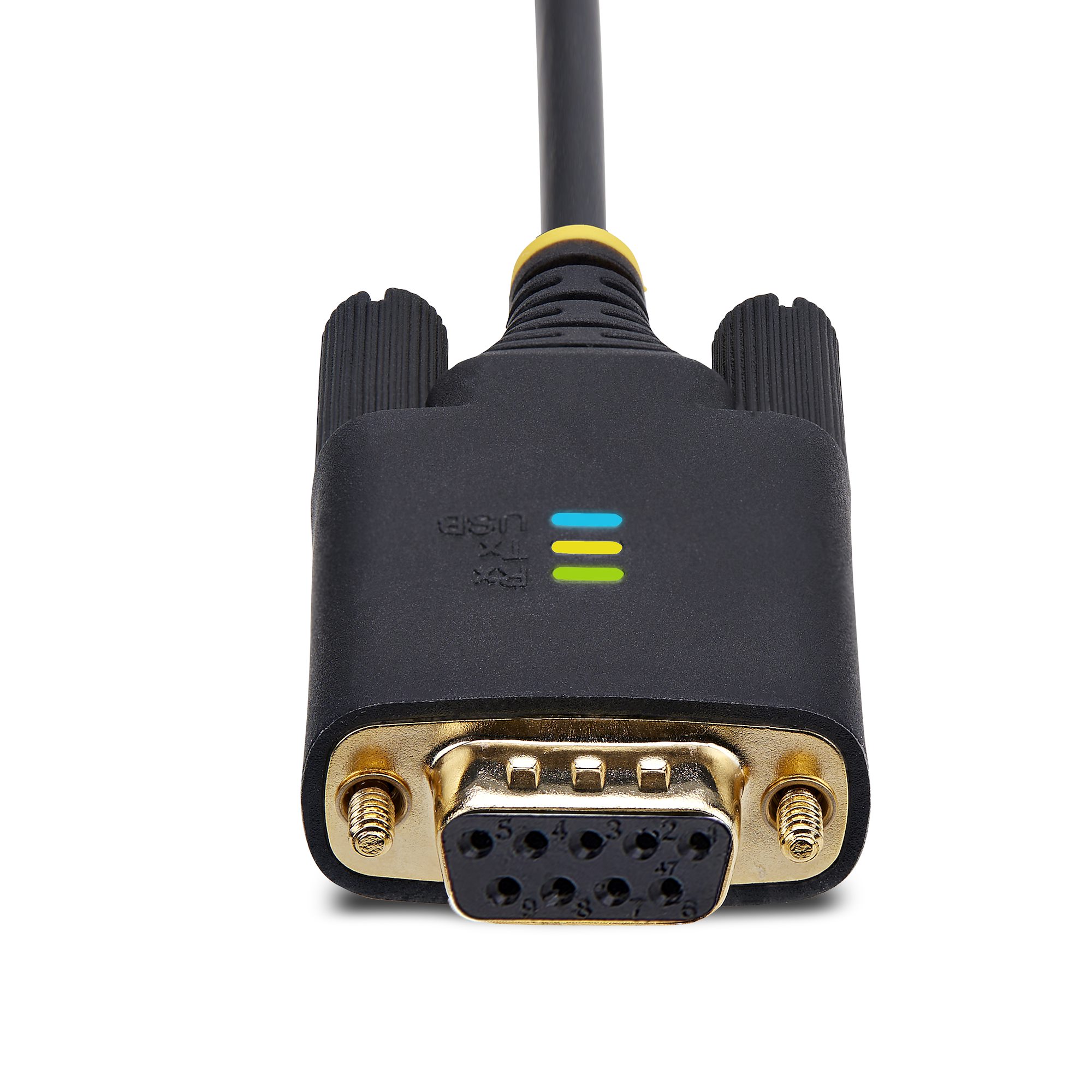 STARTECHCOM 3m USB Null Modem Kabel COM Retention FTDI USBA zu RS232 Nullmodemkabel Wechselbare DB9 SchraubenMuttern