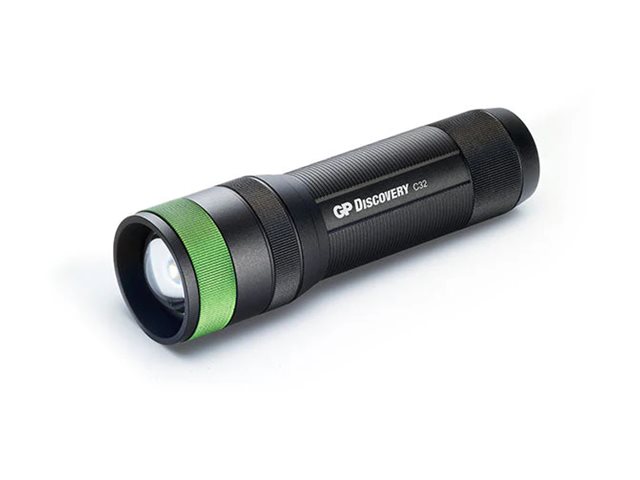 GP C32 LED Taschenlampe schwarz 10,6 cm, 1 St