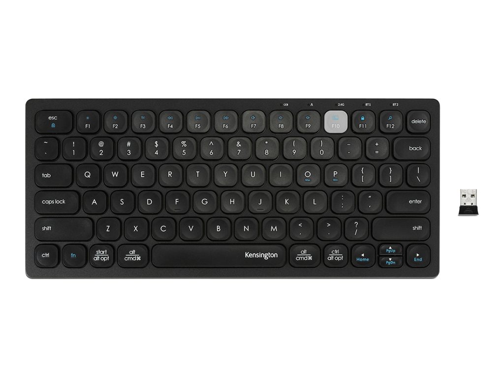 KENSINGTON Kompakte Multi-Device Dual Wireless Tastatur - DE KENSINGTON Kompakte Multi-Device Dual Wireless Tastatur - DE