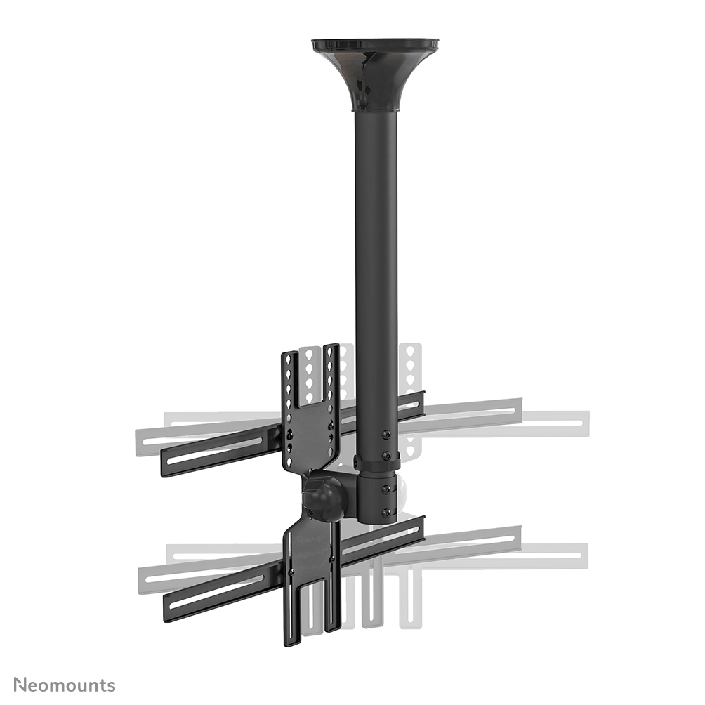 Deckenhalterung fuer FlachbildschirmeFernseher bis 60 152 cm 35KG FPMAC400BLACK Neomounts