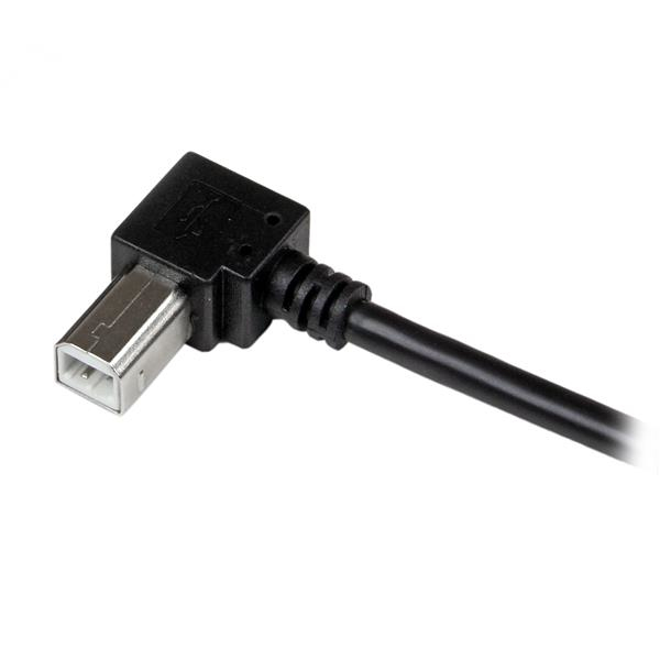 StarTech 2m USB 2.0 A auf B Kabel rechts gewinkelt