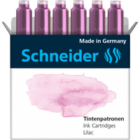 Schneider Tintenpatronen für Füller Pastell Lilac, 6 St