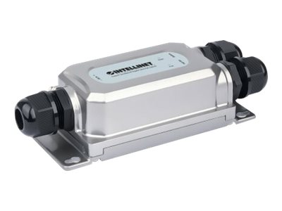 INTELLINET Outdoor Gigabit PoE+ Injektor Ein 30 Watt-Port IEEE 802.3at/af-konform IP67 wasserdicht IK10 vandalismusgeschützt INTELLINET Outdoor Gigabit PoE+ Injektor Ein 30 Watt-Port IEEE 802.3at/af-konform IP67 wasserdicht IK10 vandalismusgeschützt