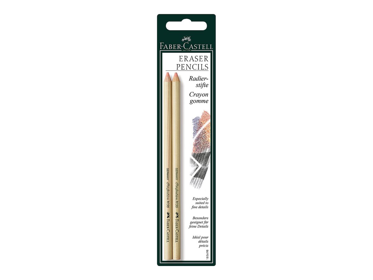 2 FABER-CASTELL Radierstifte PERFECTION 7056