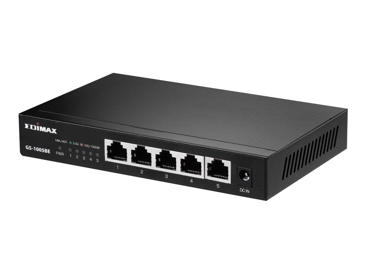 Edimax GS-1005BE 2,5-Gigabit-Switch mit 5 Ports lueferlos Edimax GS-1005BE 2,5-Gigabit-Switch mit 5 Ports lueferlos