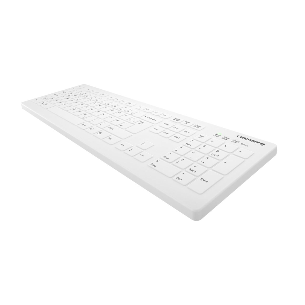 CHERRY AKC8112 Medical Keyboard HygieneTastatur kabellos weiss
