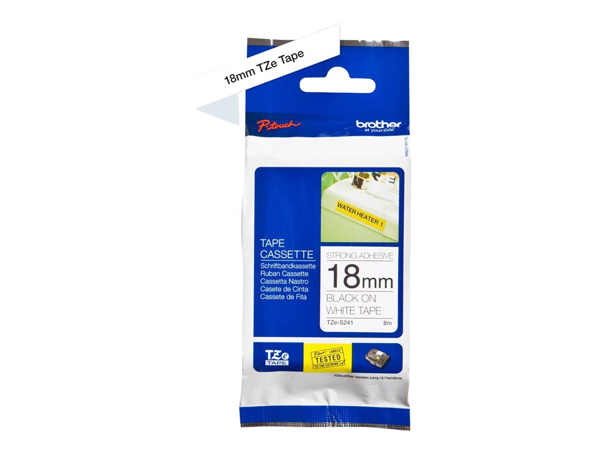 TZES241 BROTHER PT Schriftband 18mm TZES241 BROTHER PT Schriftband 18mm