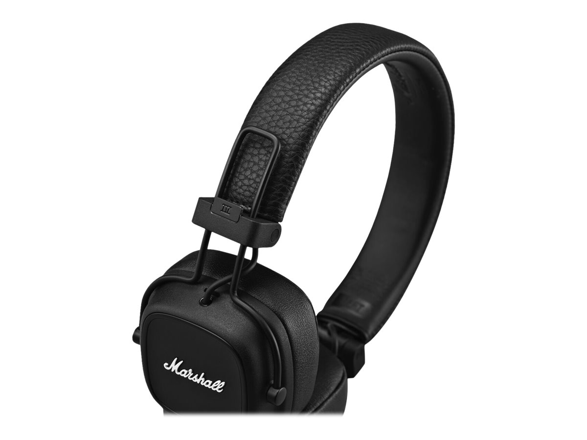 Marshall Major IV Bluetooth Faltbar Kopfhoerer Schwarz