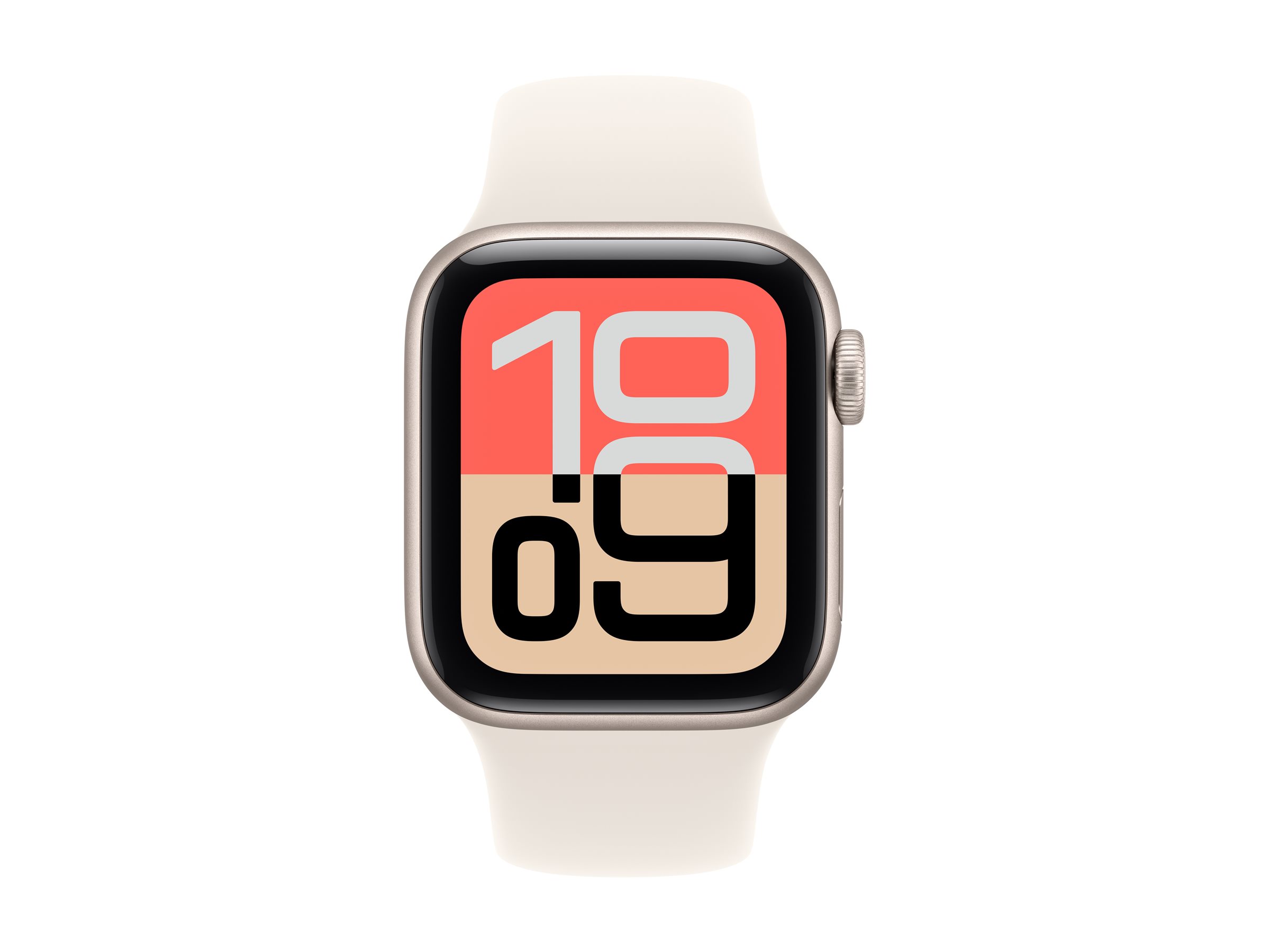 APPLE Watch SE 3 GPS + Cellular 40mm Starlight Aluminium Case with Starlight Sport Band - M/L APPLE Watch SE 3 GPS + Cellular 40mm Starlight Aluminium Case with Starlight Sport Band - M/L