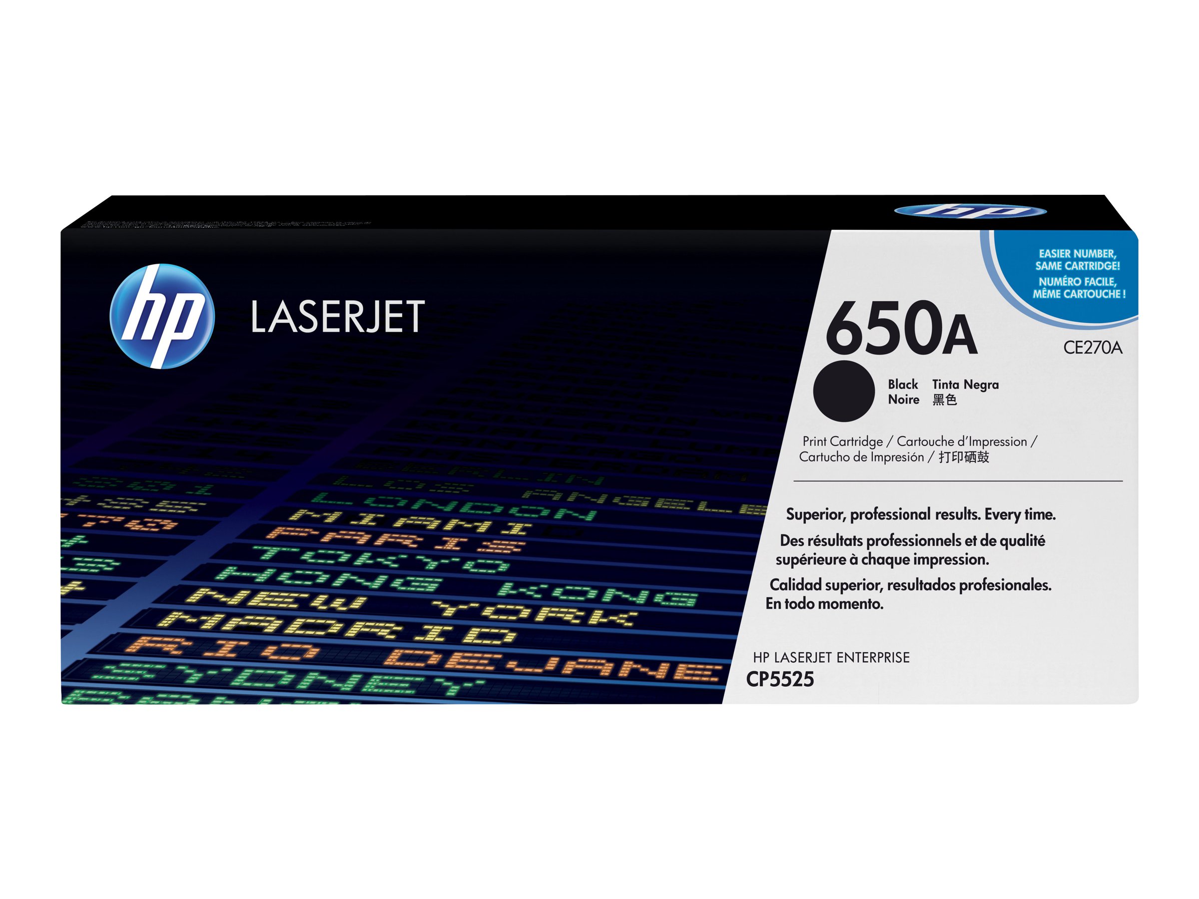 HP 650A (CE270A) schwarz Tonerkartusche HP 650A (CE270A) schwarz Tonerkartusche