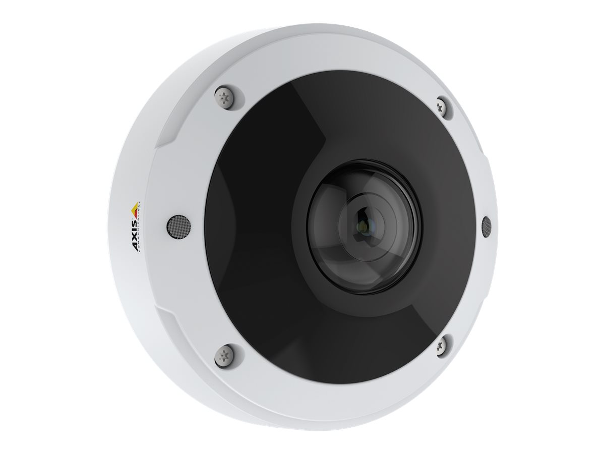 AXIS M3077-PLVE Netzwerkkamera Fix Dome Fisheye 180/360° 6MP Indoor/Outdoor Vollständige 180°- und 360°-Übersicht Lightfinder Forensic WDR und Optimized IR Digitale PTZ- und Dewarped-Ansichten 2 Eingebaute Mikrofone