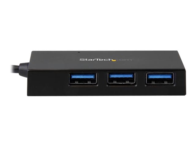 StarTech.com 4 Port USB 3.1 Gen 1 Hub - USB-C auf 1x USB-C und 3x USB-A - Mobiler USB Type C Hub - Hub - 4 Anschlüsse