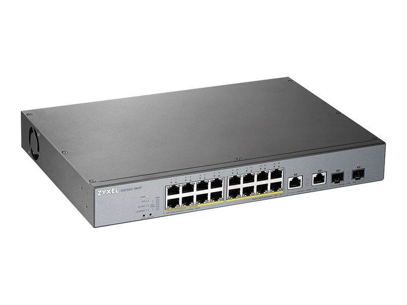 ZYXEL GS1350-18HP 18 Port managed CCTV PoE Switch long range 250W