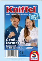 Schmidt Kniffelblock extra groß Würfelspiel, 1 St
